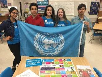 UNICEF Niagara club members.